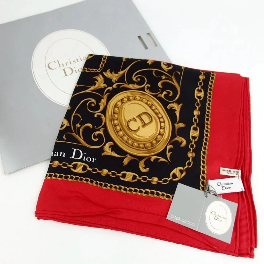NWT DIOR Signature Logo Silk Scarf 😍❤️